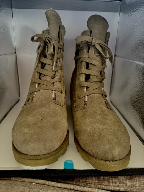 BearPaw Shoes - Women's Suede Lace-Up Ankle Boots in green